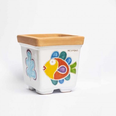 Vaso Ceramica Porta Pianta Folk VSPQPE Vaso Ceramica Porta Pianta Folk VSPQPE